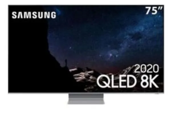 (1x no cartão Shoptime) Smart Tv Samsung 75 Polegadas 8K QLED UHD QN75Q800TAGXZD