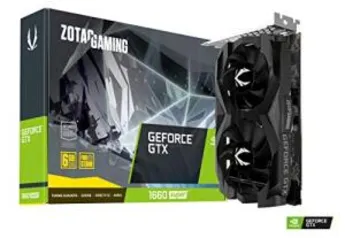 Placa de Video Zotac GeForce GTX 1660 Super Twin Fan 6GB GDDR6 192bits ZT-T16620F-10L