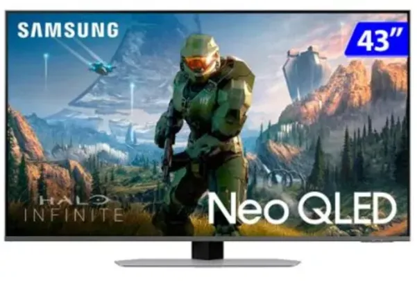 Smart TV Samsung Neo QLED 43" 4K Wi-Fi Tizen Gaming QN43QN90CAGXZD