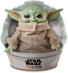 Mattel Plush Baby Yoda Star Wars The Child, Verde, 11 polegadas