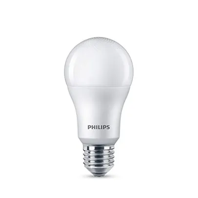 Lampada LED bulbo Philips, luz branca fria, 9W, Bivolt (100-240V), Base E27