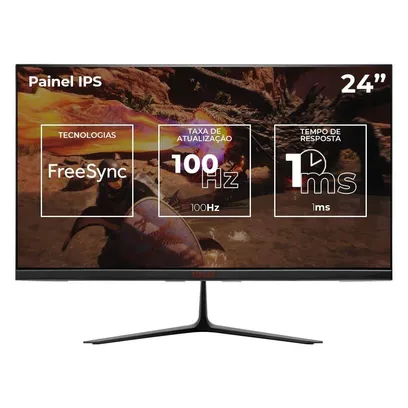 Foto do produto Monitor Gamer Pichau Athen V3 24 Pol, IPS, FHD, 1ms, 100Hz