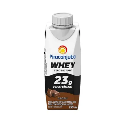 Whey Zero Lactose Sabor Cacau Piracanjuba 250ml