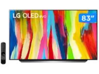 Smart TV 83” 4K OLED LG ThinQ OLED83C2PSA 120Hz 
