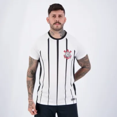 Camisa Corinthians Dry Branca e Preta