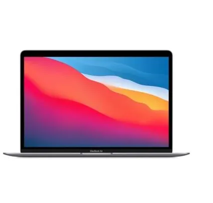 Macbook Air Apple 13.3, Processador M1, 8GB, SSD 256GB, Space Grey - MGN63BZ/A