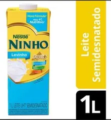 Leite Semidesnatado Ninho Caixa Com 12 Unid. 1L | R$54