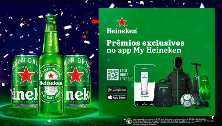 [Grátis|PRORROGADO]My Heineken+UEFA Champions League:Cadastre-se,Pontue e Ganhe Prêmios Gratuitamente