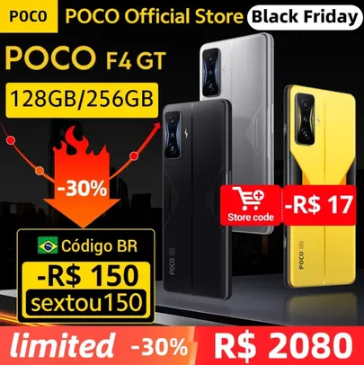 POCO F4 GT 5G Smartphone Snapdragon 8 Gen 1 Octa Core 120Hz AMOL