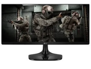 Monitor LG Gamer UltraWide 25" IPS Full HD 1ms MBR - 25UM58G-P.AWZ, Preto | R$ 970