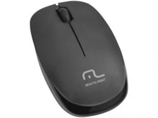 Mouse Sem Fio Óptico 1200dpi Multilaser - por R$ 26