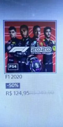 [PS4] F1 2020 | R$125