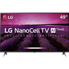 Smart TV LED LG 49'' Ultra HD 4K com Conversor Digital 4 HDMI 3 USB Wi-Fi 60Hz