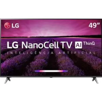 Smart TV LED LG 49'' Ultra HD 4K com Conversor Digital 4 HDMI 3 USB Wi-Fi 60Hz