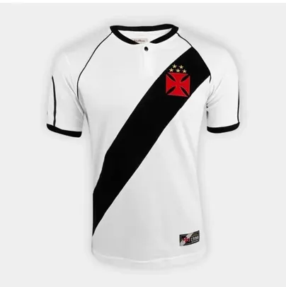 [APP + Cliente Ouro] Camisa do Vasco Retrô Mania 1998 Libertadores Masculina - P