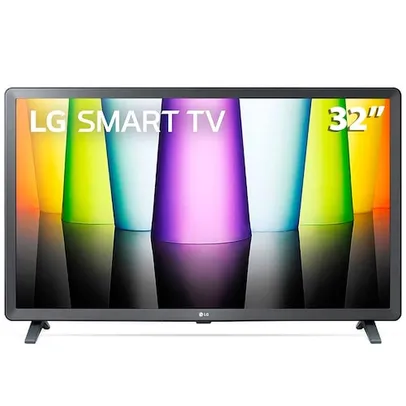 Smart TV 32 LG HD 32LQ620 WiFi, Bluetooth, HDR, ThinQ AI, Google, Alexa