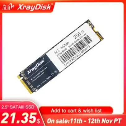 Xraydisk M.2 SSD 512GB NVME | R$279