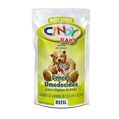 Saindo por R$ 3,27: Sandy Baby Cindy Lenço Umedecido Com 50 Unidades | Pelando