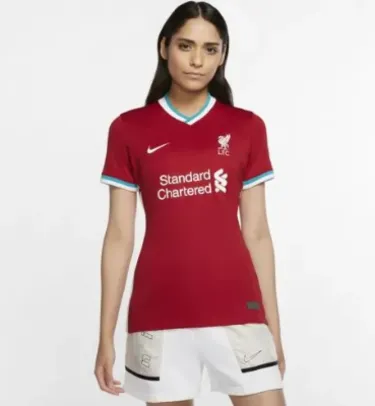 Camisa Nike Liverpool I 2020/21 Torcedora Pro Feminina