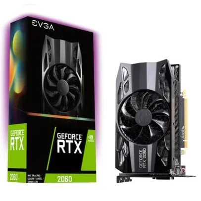 Placa de Vídeo EVGA NVIDIA GeForce RTX 2060 SC Gaming, 6GB, GDDR6 - 06G-P4-2062-KR