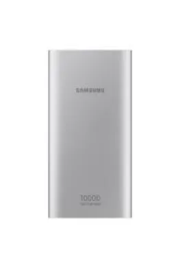 Bateria Externa Samsung 10.000MAh Carga Rápida USB Tipo C - Prata - R$80