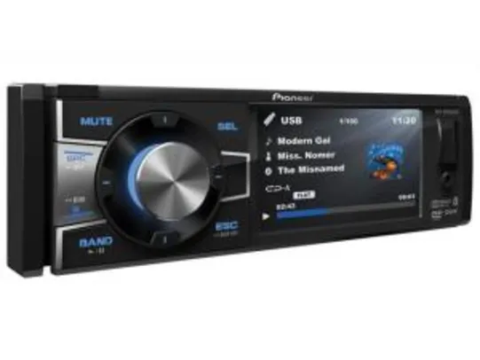 DVD Automotivo Pioneer DVH-8880AVBT Tela 3,5” - Bluetooth 92 Watts RMS Entrada para Câmera de Ré - R$ 430