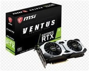 Placa de Video MSI Geforce RTX 2080 Ventus OC DDR6 8GB 256 BITS | R$3099