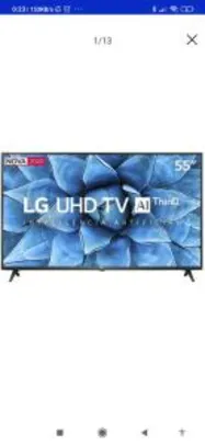 Smart Tv 55" LG 55UN7310 4K 4HDMI 2 USB Wi-Fi Inteligência Artificial Thinq Ai - R$2340 - AME