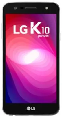 Smartphone LG K10 Power Dtv Titânio Tela 5,5" Android 7.0, Câm 13Mp, 32Gb - R$870