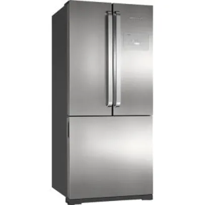 Refrigerador Brastemp Side Inverse BRO80 540 Litros Ice Maker Evox - R$ 3.590