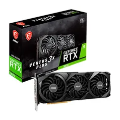 Placa de Vídeo RTX 3070 MSI Ventus 3X Plus NVIDIA GeForce, 8GB GDDR6, LHR, DLSS, Ray Tracing - GeForce RTX 3070 VENTUS 3X PLUS 8G OC LHR