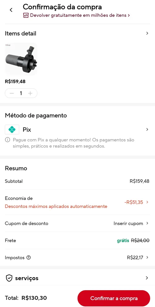 Imagen na descrição da promoção