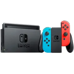 Console Nintendo Switch, 32GB, 1x Joycon, Neon Blue/Red, (Modelo Novo), HADSKABA1 | R$2.099