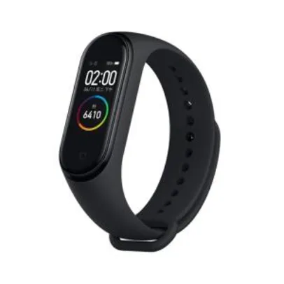 Relógio Pulseira Smart Band M4 Smartwatch Tela Amoled Lcd Colorida Android E Ios Preto