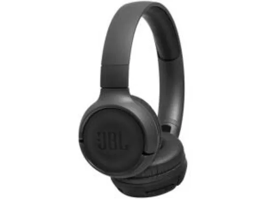 [APP] [CLIENTE OURO] Headphone Bluetooth JBL T500BT com Microfone - Preto | R$188