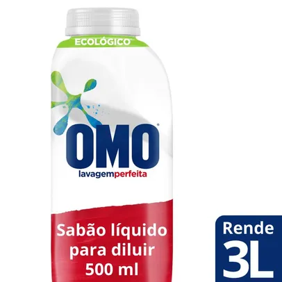 [LEVE 4 PAGUE 2] Sabão Liquido Concentrado Omo Lavagem Perfeita Para Diluir 500ml