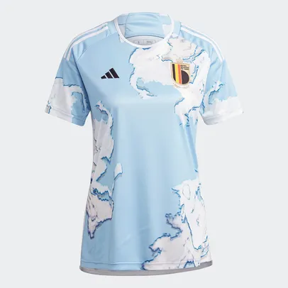 Camisa Bélgica Away 23/24 s/nº Torcedor Adidas Feminina