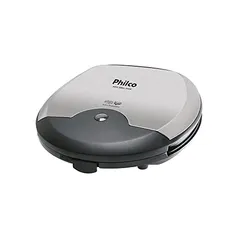 Mini grill, Inox, 750W, Preto, 220v, Philco