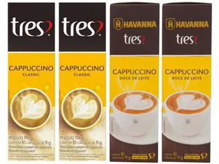 Kit Cápsula Cappuccino Classic TRES 3 Corações