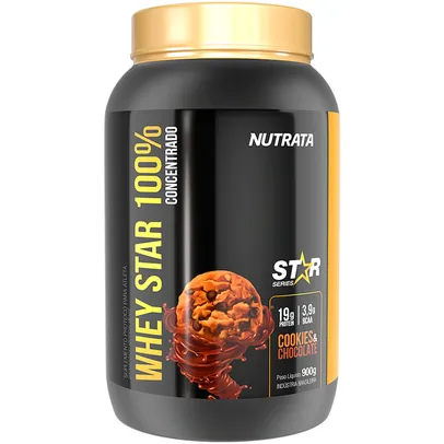 Whey Protein Nutrata Star 100% - Cookies Chocolate - 900g