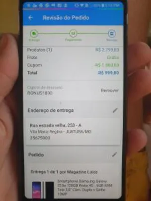 Saindo por R$ 999: Smartphone Samsung Galaxy S10e 128GB Preto 4G por R$ 999 | Pelando