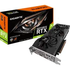 PLACA DE VÍDEO GIGABYTE GEFORCE RTX 2080 WINDFORCE 8GB GV-N2080WF3-8GC GDDR6 PCI-EXP R$3.862