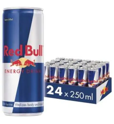 Energético Red Bull Pack com 24 Latas de 250Ml | R$120