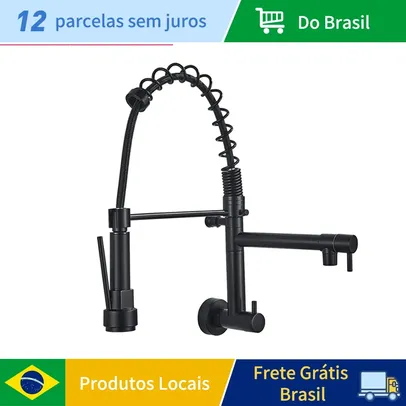 [BR | Moedas] - Torneira Monocomando com Spray Extensor para Cozinha