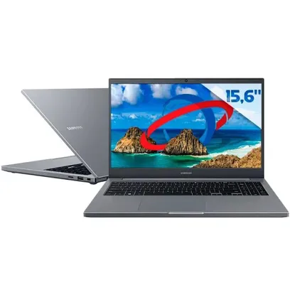 Foto do produto Notebook Samsung Book - I3, Ram 12GB, Ssd 512GB, Intel Graphics Xe, Win 10 Pro - NP550XDA-KV3BR