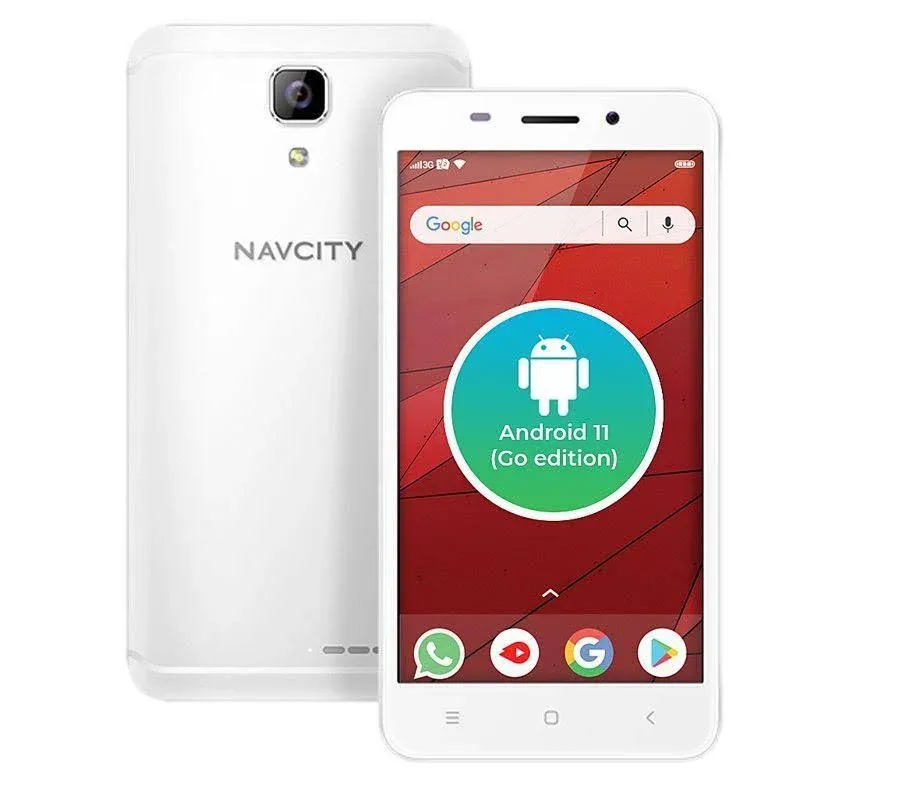 Product image Smartphone Navcity NP-752 Branco - Android 11 - Dual Chip