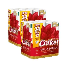 [Primeira Compra] Papel Higiênico Folha Dupla Cotton 48 Rolos