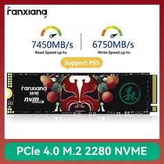 SSD Fanxiang NVME GEN4 7450/6800MB/s (Funciona no PS5)