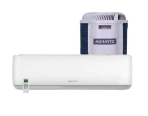 Ar-Condicionado Split Agratto Hi Wall One Top 9.000 Btus/h Frio Branco ACST9F-02 - 220V