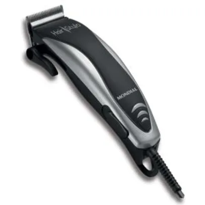 Máquina de Cortar Cabelo Mondial Hair Stylo CR-02 4 pentes Prata/Preta R$32